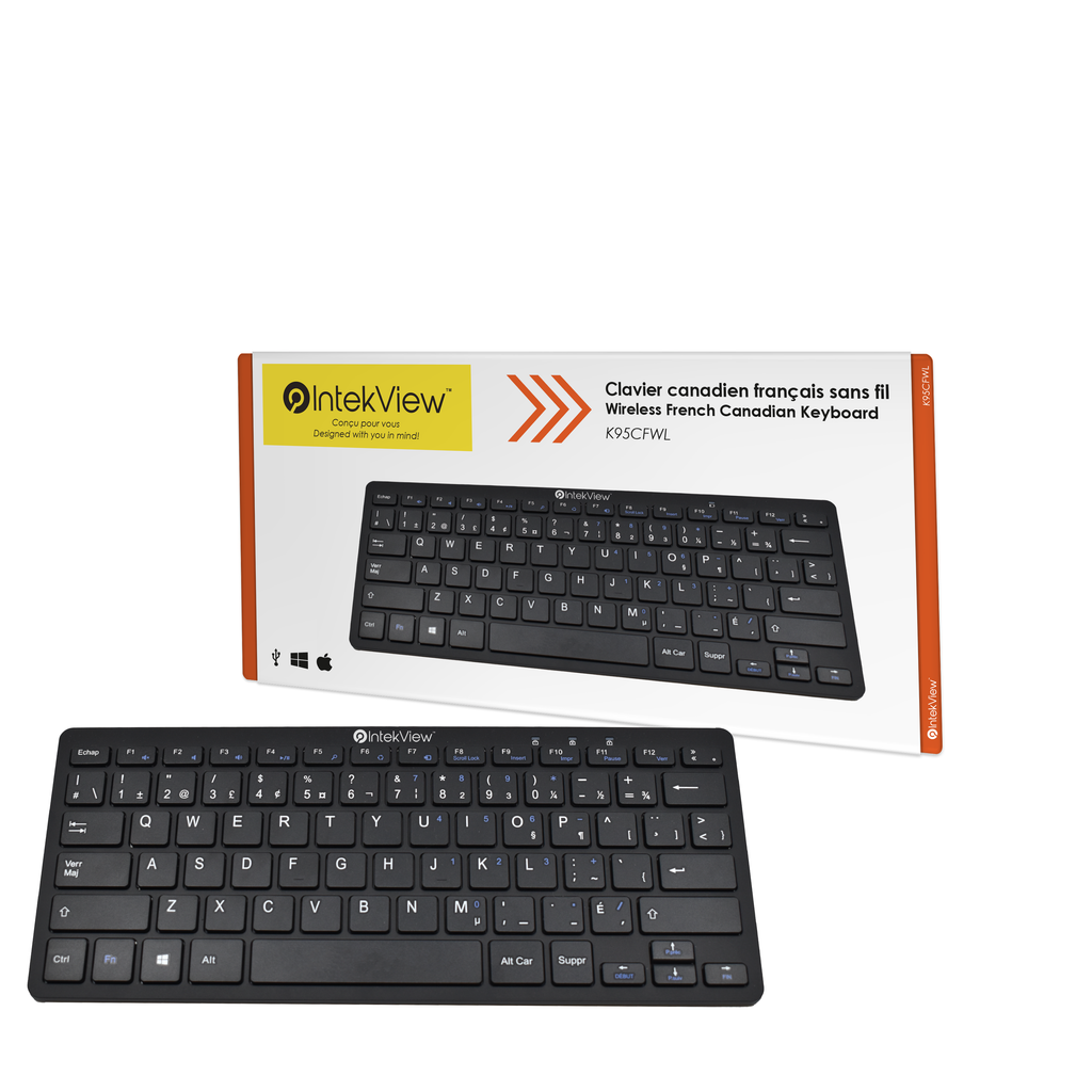 Mini Clavier IntekView Canadien Francais Sans Fil 11 '' – Les ...